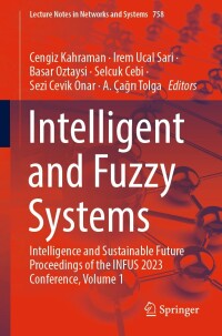 Cover image: Intelligent and Fuzzy Systems 9783031397738