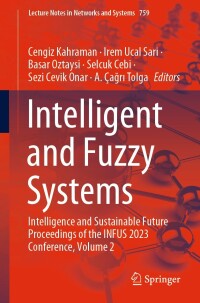 Imagen de portada: Intelligent and Fuzzy Systems 9783031397769