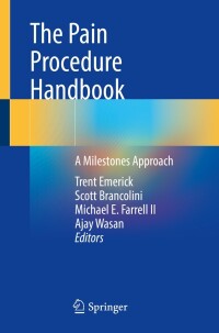 Cover image: The Pain Procedure Handbook 9783031402050