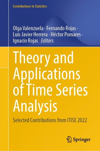 Titelbild: Theory and Applications of Time Series Analysis 9783031402081