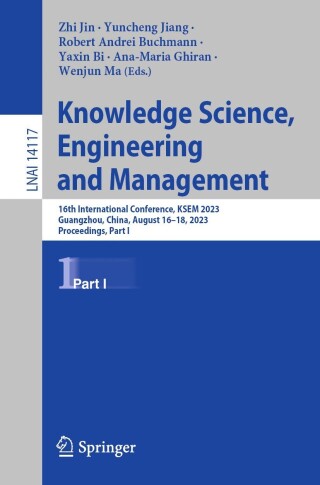Cover image: Knowledge Science, Engineering and Management 9783031402821