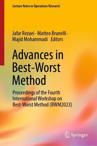 Imagen de portada: Advances in Best-Worst Method 9783031403279