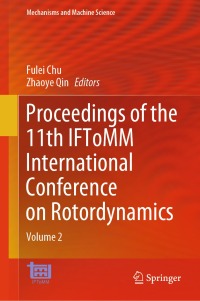 Cover image: Proceedings of the 11th IFToMM International Conference on Rotordynamics 9783031404580