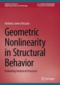 Imagen de portada: Geometric Nonlinearity in Structural Behavior 9783031405075