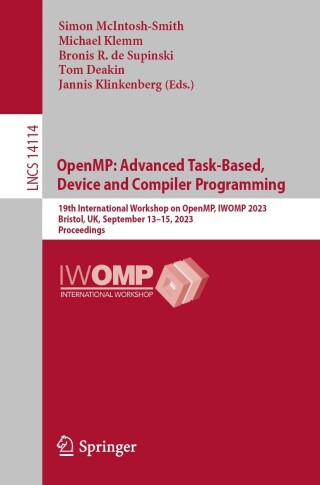 表紙画像: OpenMP: Advanced Task-Based, Device and Compiler Programming 9783031407437