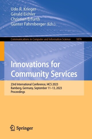 Imagen de portada: Innovations for Community Services 9783031408519