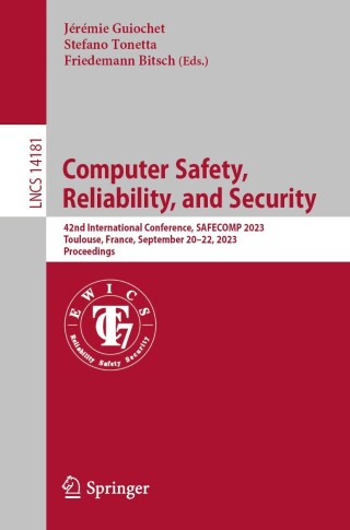 Imagen de portada: Computer Safety, Reliability, and Security 9783031409226