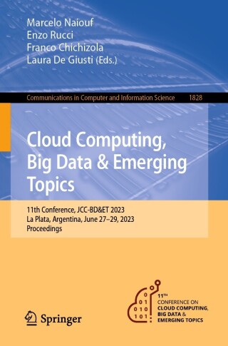 Imagen de portada: Cloud Computing, Big Data & Emerging Topics 9783031409417