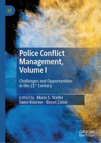 Imagen de portada: Police Conflict Management, Volume I 9783031410956