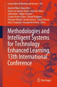 Cover image: Methodologies and Intelligent Systems for Technology Enhanced Learning, 13th International Conference 9783031412257