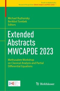 Omslagafbeelding: Extended Abstracts MWCAPDE 2023 9783031416644