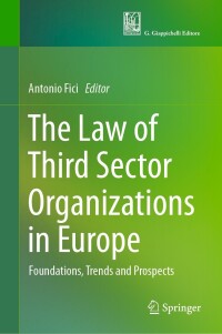 Cover image: The Law of Third Sector Organizations in Europe 9783031417436