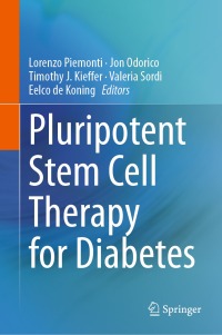 Cover image: Pluripotent Stem Cell Therapy for Diabetes 9783031419423