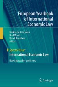 Imagen de portada: International Economic Law 9783031419959