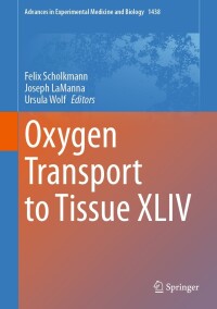 Cover image: Oxygen Transport to Tissue XLIV 9783031420023