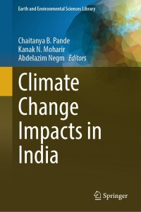Cover image: Climate Change Impacts in India 9783031420559