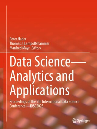 Cover image: Data Science—Analytics and Applications 9783031421709