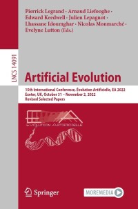 Cover image: Artificial Evolution 9783031426155