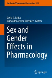 Cover image: Sex and Gender Effects in Pharmacology 9783031426476