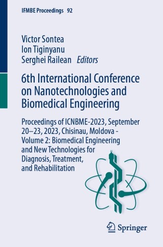 Cover image: 6th International Conference on Nanotechnologies and Biomedical Engineering 9783031427817