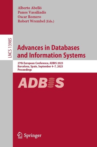 Imagen de portada: Advances in Databases and Information Systems 9783031429132