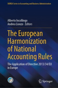 Immagine di copertina: The European Harmonization of National Accounting Rules 9783031429309