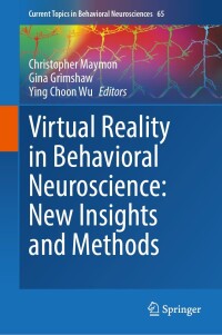 Imagen de portada: Virtual Reality in Behavioral Neuroscience: New Insights and Methods 9783031429941