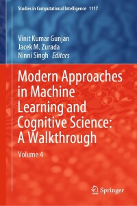 Cover image: Modern Approaches in Machine Learning and Cognitive Science: A Walkthrough 9783031430084