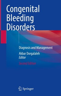 Cover image: Congenital Bleeding Disorders 2nd edition 9783031431555