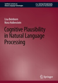 Cover image: Cognitive Plausibility in Natural Language Processing 9783031432590