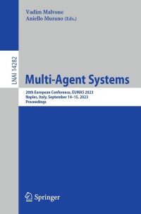 Cover image: Multi-Agent Systems 9783031432637