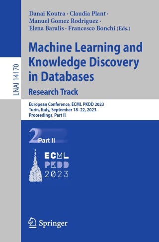 Imagen de portada: Machine Learning and Knowledge Discovery in Databases: Research Track 9783031434143
