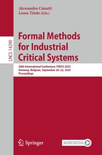 صورة الغلاف: Formal Methods for Industrial Critical Systems 9783031436802