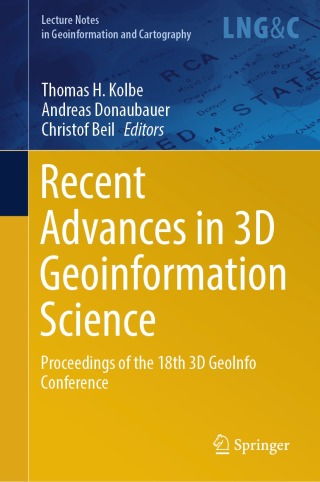 Cover image: Recent Advances in 3D Geoinformation Science 9783031436987