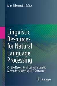 Titelbild: Linguistic Resources for Natural Language Processing 9783031438103