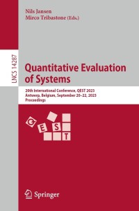 Cover image: Quantitative Evaluation of Systems 9783031438349