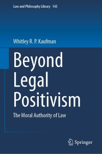 Cover image: Beyond Legal Positivism 9783031438677