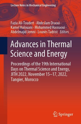 Cover image: Advances in Thermal Science and Energy 9783031439339