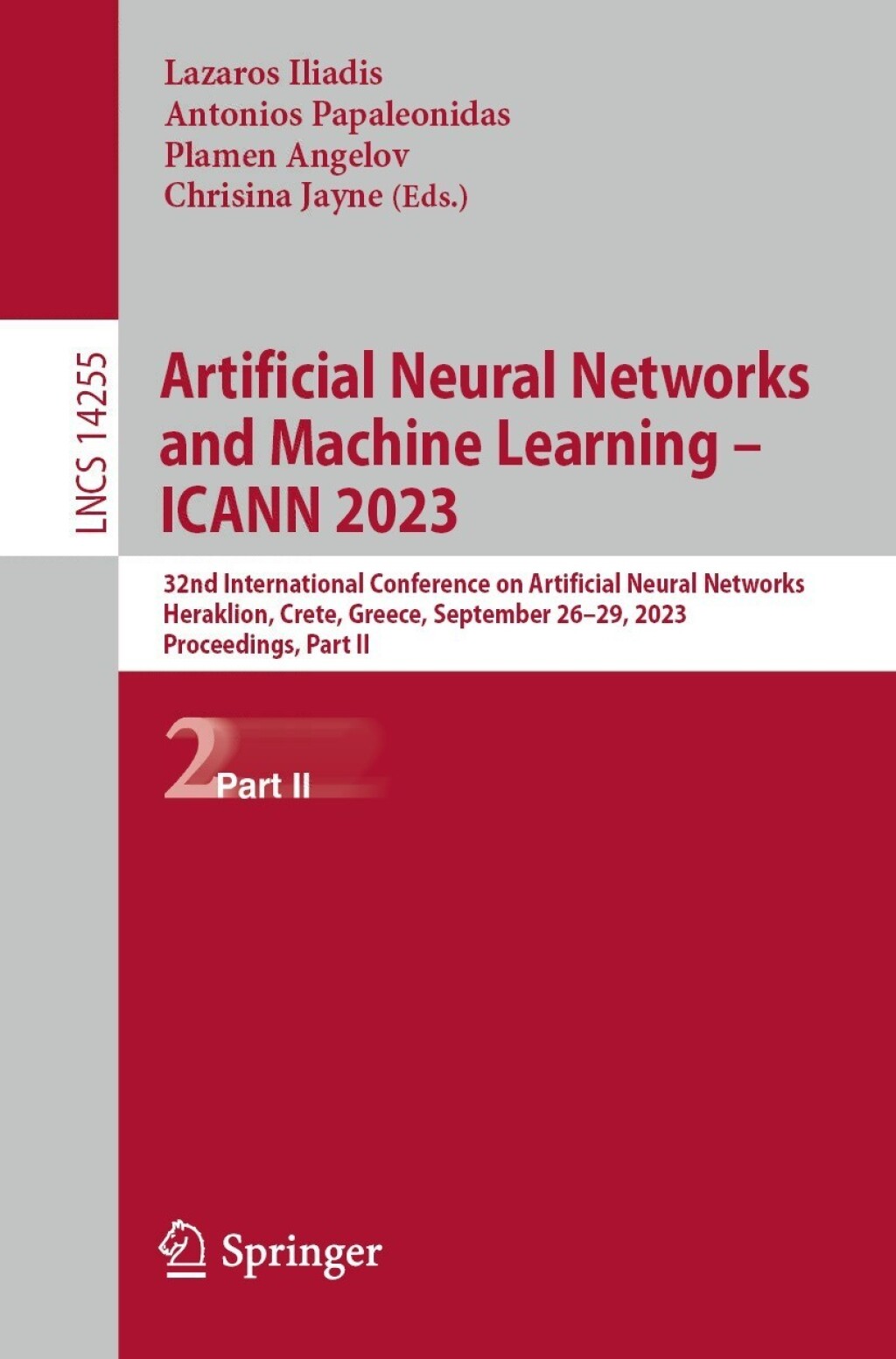 Artificial Neural Networks and Machine Learning – ICANN 2023 32nd International Conference on Artificial Neural Networks, Heraklion, Crete, Greece, September 26–29, 2023, Proceedings, Part II