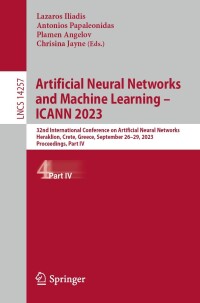 Cover image: Artificial Neural Networks and Machine Learning – ICANN 2023 9783031442155