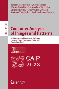 Imagen de portada: Computer Analysis of Images and Patterns 9783031442391