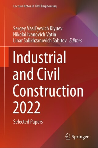 Cover image: Industrial and Civil Construction 2022 9783031444319