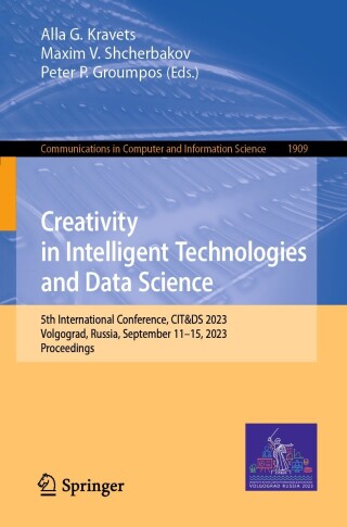 Cover image: Creativity in Intelligent Technologies and Data Science 9783031446146