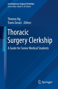 Cover image: Thoracic Surgery Clerkship 9783031446443