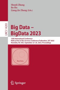 صورة الغلاف: Big Data – BigData 2023 9783031447242