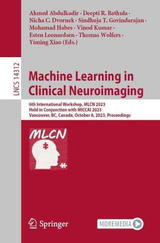 Titelbild: Machine Learning in Clinical Neuroimaging 9783031448577