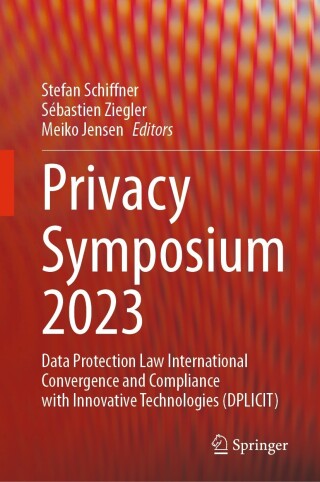 Omslagafbeelding: Privacy Symposium 2023 9783031449383
