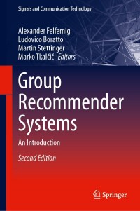 Imagen de portada: Group Recommender Systems 2nd edition 9783031449420