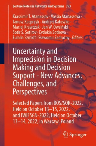 Cover image: Uncertainty and Imprecision in Decision Making and Decision Support - New Advances, Challenges, and Perspectives 9783031450686