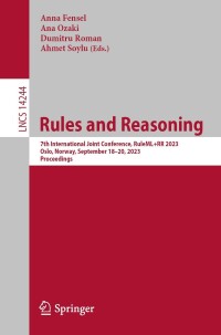 Immagine di copertina: Rules and Reasoning 9783031450716